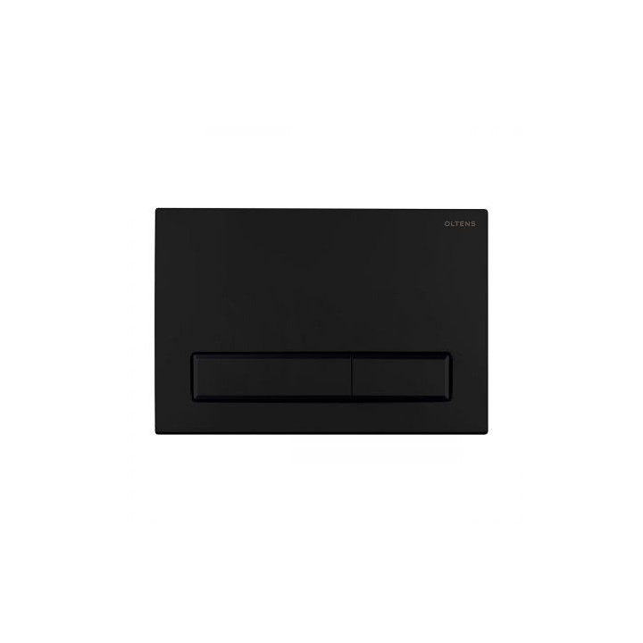 Zestaw Oltens Triberg Torne 5w1 stelaż podtynkowy z przyciskiem spłukującym - czarny mat