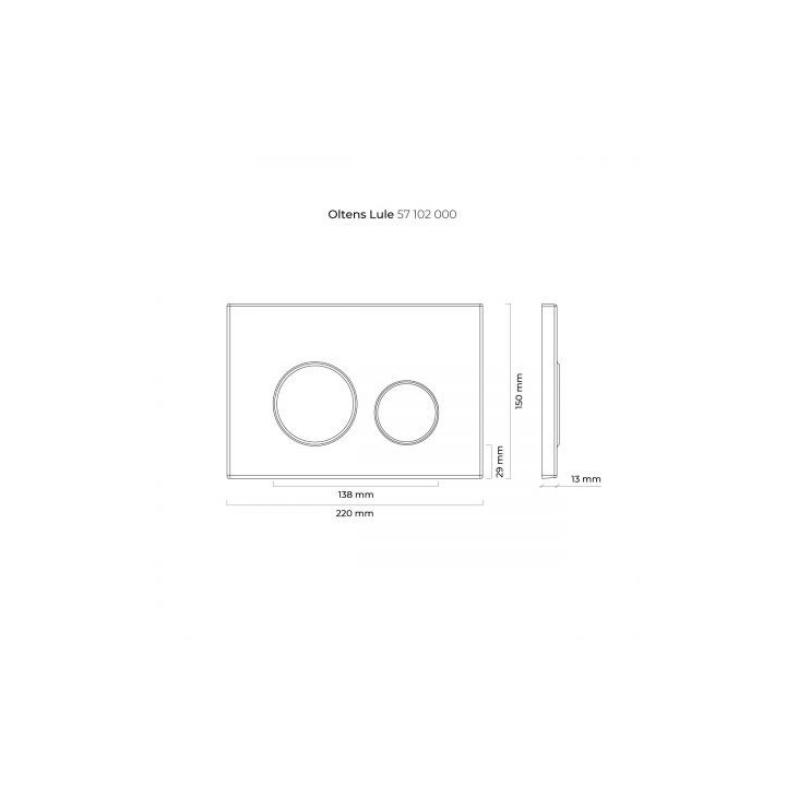 Zestaw Oltens Triberg Hamnes Lule 7w1 stelaż podtynkowy miska z deską 42014000 i przycisk spłukujący biały 