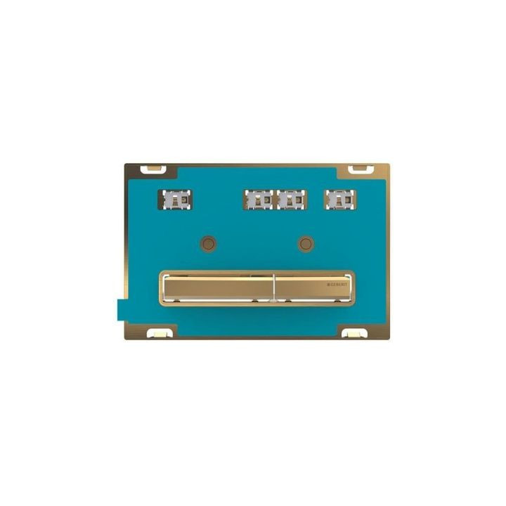 Przycisk uruchamiający Geberit Sigma50, przedni, uniwersalny, przyciski czarny chrom