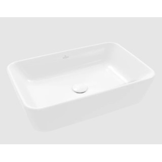 Architectura Umywalka stojąca na blacie, 600 x 405 x 155 mm, Weiss Alpin CeramicPlus, bez przelewu
