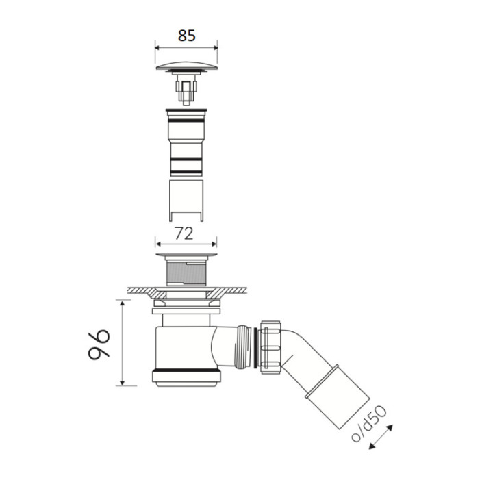 Wanna Marmorin Alice I wolno stojąca 1790x750x740 mm
