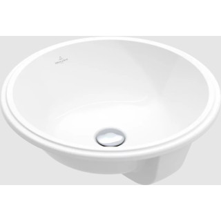 Architectura Umywalka podblatowa, 400 x 400 x 175 mm, Weiss Alpin CeramicPlus, bez przelewu