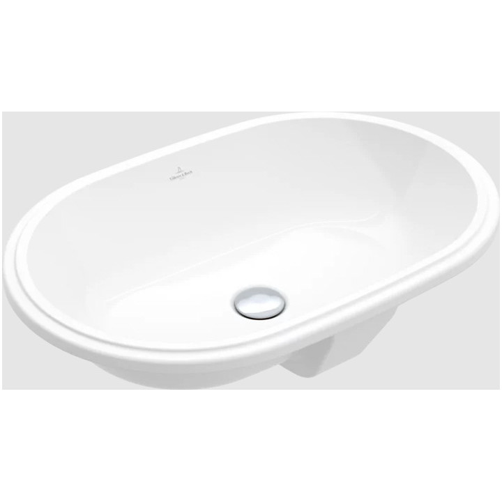 Architectura Umywalka podblatowa, 570 x 375 x 175 mm, Weiss Alpin, bez przelewu