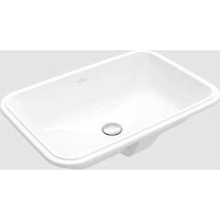 Architectura Umywalka podblatowa, 570 x 370 x 175 mm, Weiss Alpin CeramicPlus, z przelewem