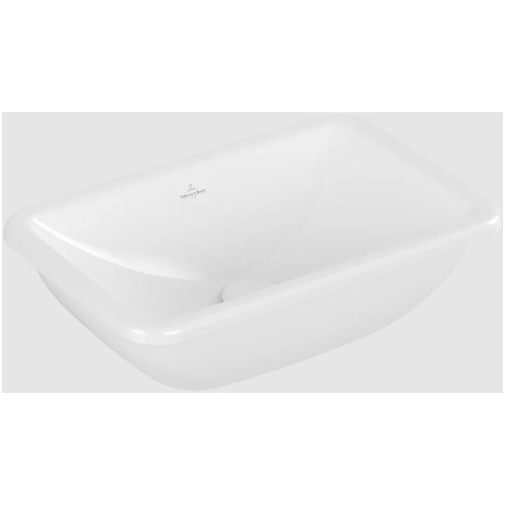 Loop & Friends Umywalka podblatowa, 450 x 280 x 185 mm, Weiss Alpin CeramicPlus, bez przelewu