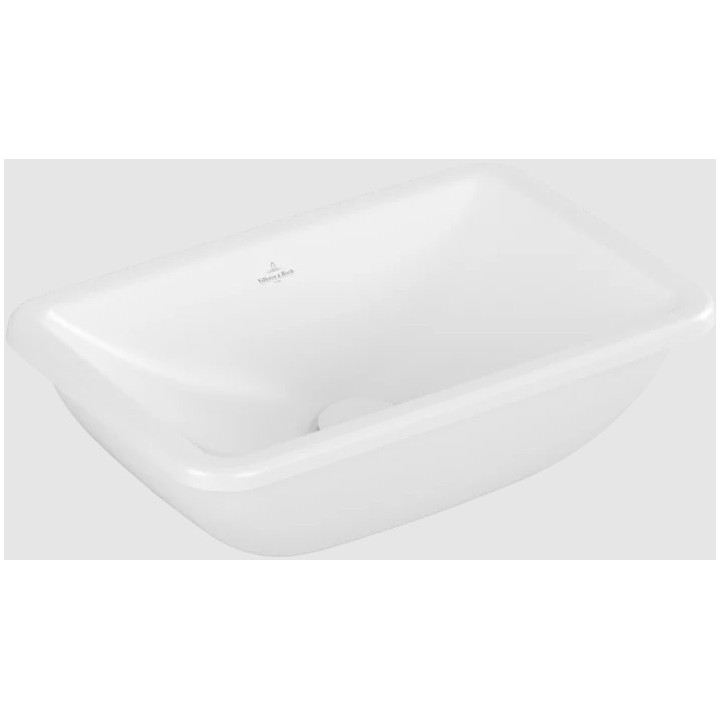 Loop & Friends Umywalka podblatowa, 450 x 280 x 185 mm, Stone White CeramicPlus, bez przelewu