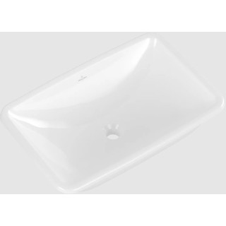 Loop & Friends Umywalka podblatowa, 615 x 380 x 185 mm, Weiss Alpin CeramicPlus, bez przelewu