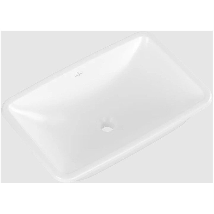 Loop & Friends Umywalka podblatowa, 615 x 380 x 185 mm, Stone White CeramicPlus, bez przelewu