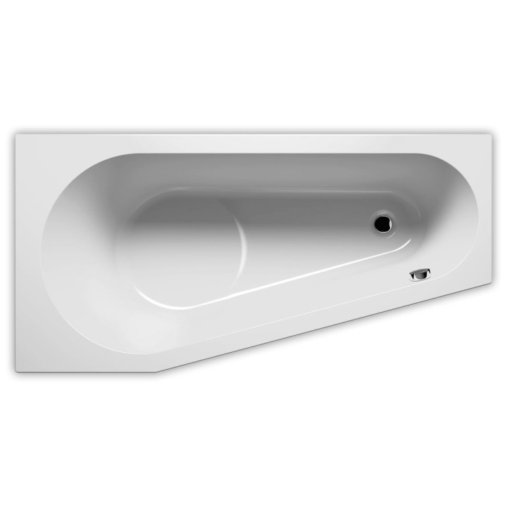 Wanna Riho Delta narożna prawa 160x80 cm - biały połysk