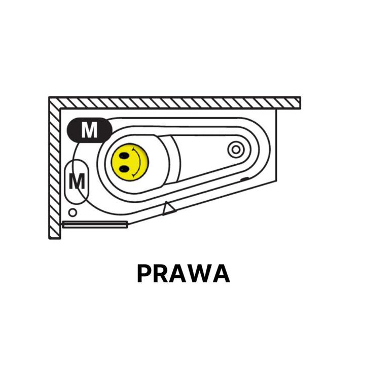 Wanna Riho Delta narożna prawa 160x80 cm - biały połysk