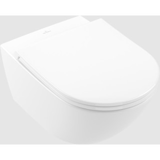  Villeroy & Boch Universo TwistFlush Combi-Pack, podwieszany, wraz z TwistFlush, Weiss Alpin CeramicPlus