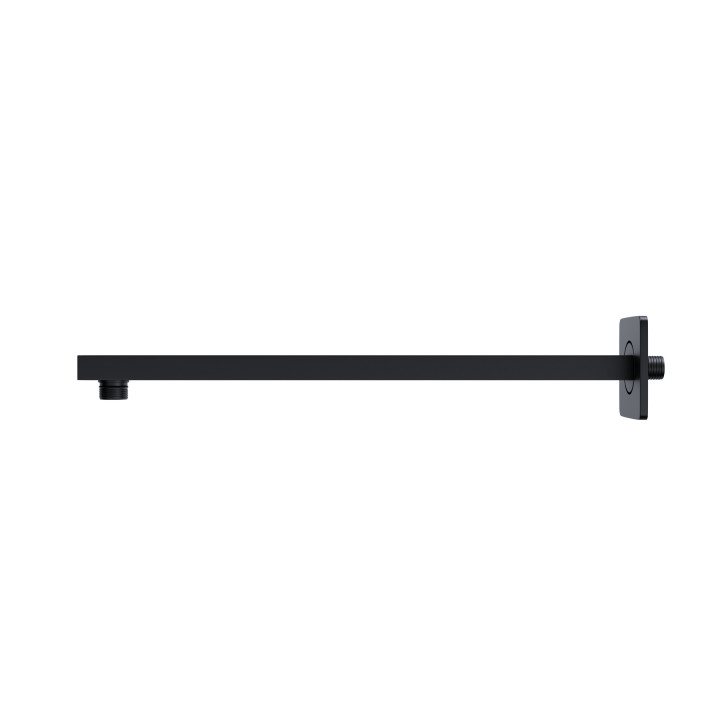 Ramię prysznicowe do deszczownicy natryskowej Corsan 38 cm czarne