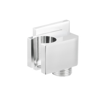 Uchwyt prysznicowy Corsan z przyłączem do słuchawki prysznicowej chromowany