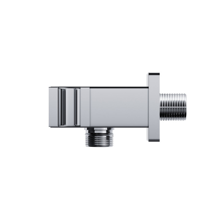 Uchwyt prysznicowy Corsan z przyłączem do słuchawki prysznicowej