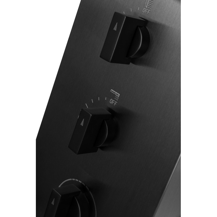 Panel prysznicowy Corsan Neo grafitowy