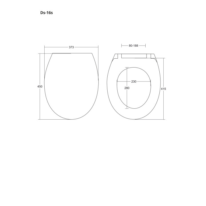 Uniwersalna deska sedesowa wolnoopadająca toaletowa Corsan