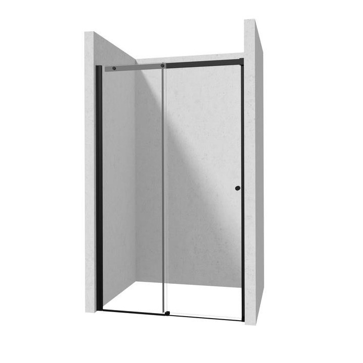 Drzwi prysznicowe Deante systemu Kerria Plus 100 cm, składane, szkło transparentne z powłoką Active Cover, profil chrom