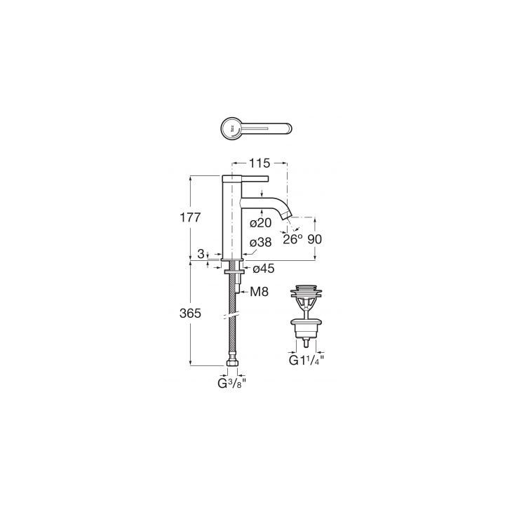 ONA bateria zlewozmywakowa czarny mat L-kształtna Cold Start