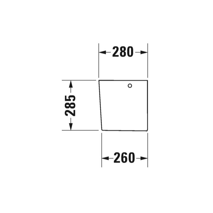 Półpostument Duravit D-Neo