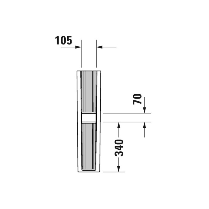 Półpostument Duravit D-Neo