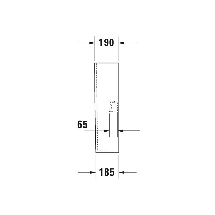 Półpostument Duravit D-Neo