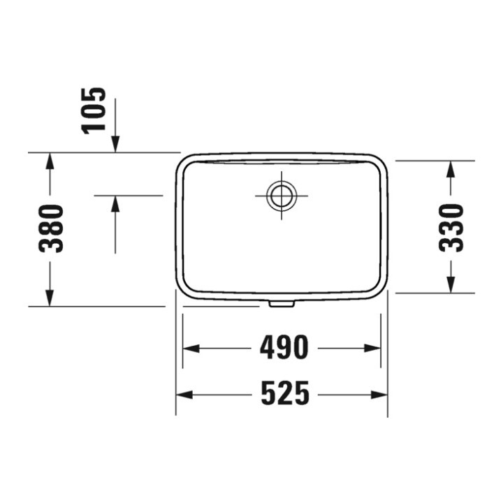 Umywalka podblatowa DuraStyle Basic 