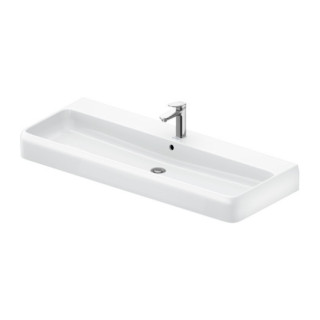 Umywalka meblowa 120x47cm, Duravit Qatego - Biały błyszczący 