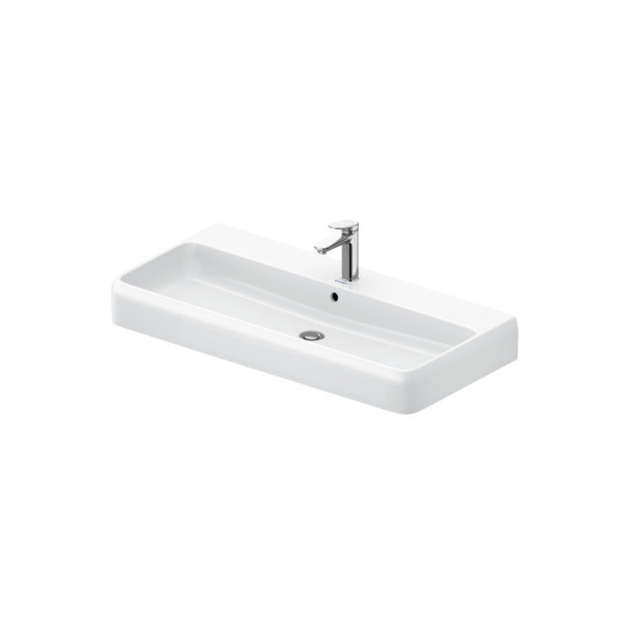 Umywalka szlifowana 100x47cm, Duravit Qatego - Biały błyszczący 