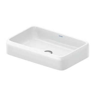 Umywalka stawiana, 60x40cm, Duravit Qatego - Biały błyszczący (HyG) 