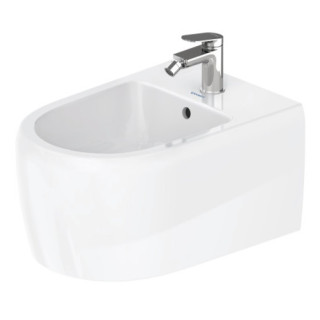 Bidet wiszący, 38,5x57cm, Duravit Qatego - Biały błyszczący
