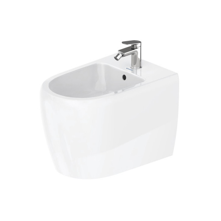 Bidet stojący, 39x60cm, Duravit Qatego - Biały błyszczący (HyG) 