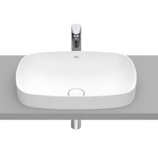 Umywalka blatowa cienkościenna Soft FINECERAMIC® - Biały mat