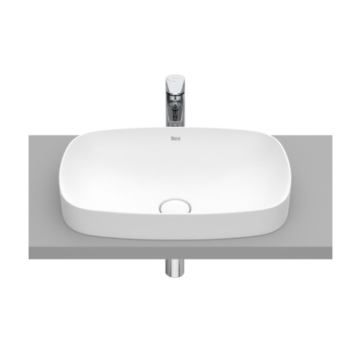 Umywalka blatowa cienkościenna Soft FINECERAMIC® - Biały mat