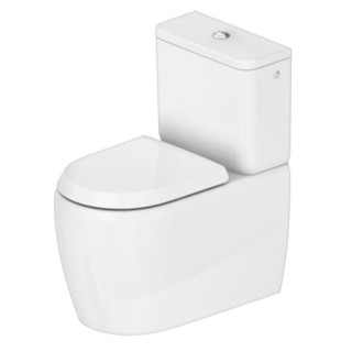 Miska toaletowa stojąca, 39x66cm, Duravit Qatego Rimless® (HyG) 