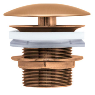 Zawór pionowy Duravit - Brązowy szczotkowany