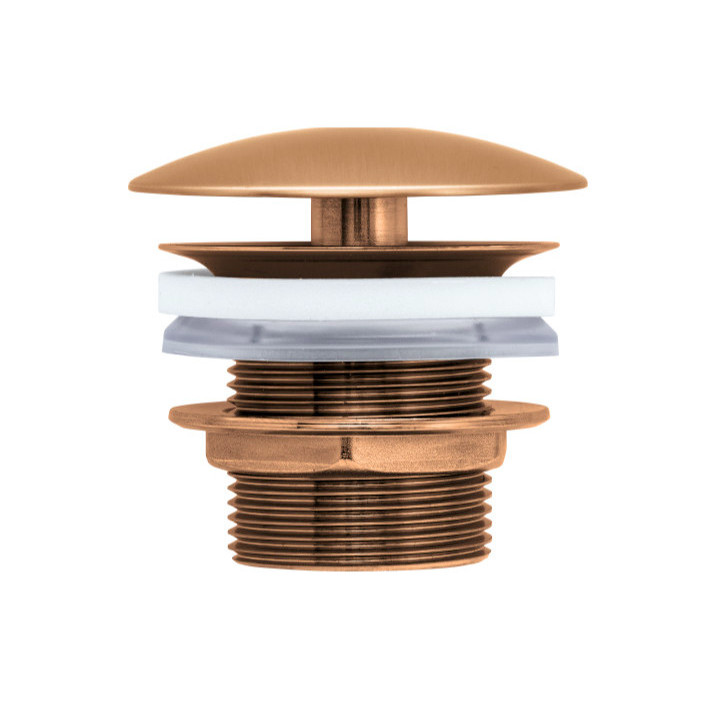 Zawór pionowy Duravit - Brązowy szczotkowany