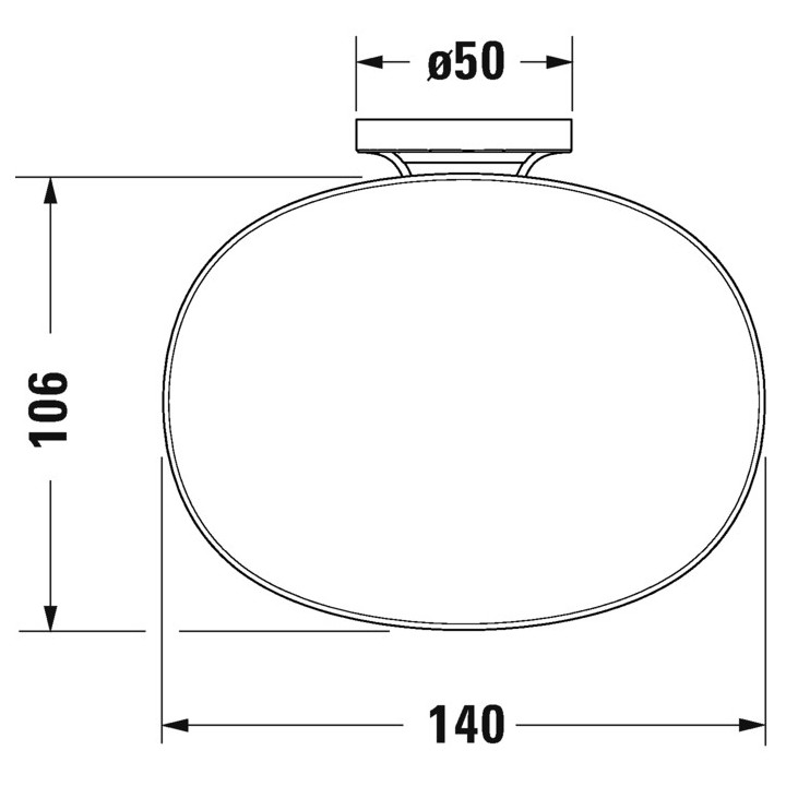 Mydelniczka Duravit Starck T - Stal nierdzewna szczotkowana