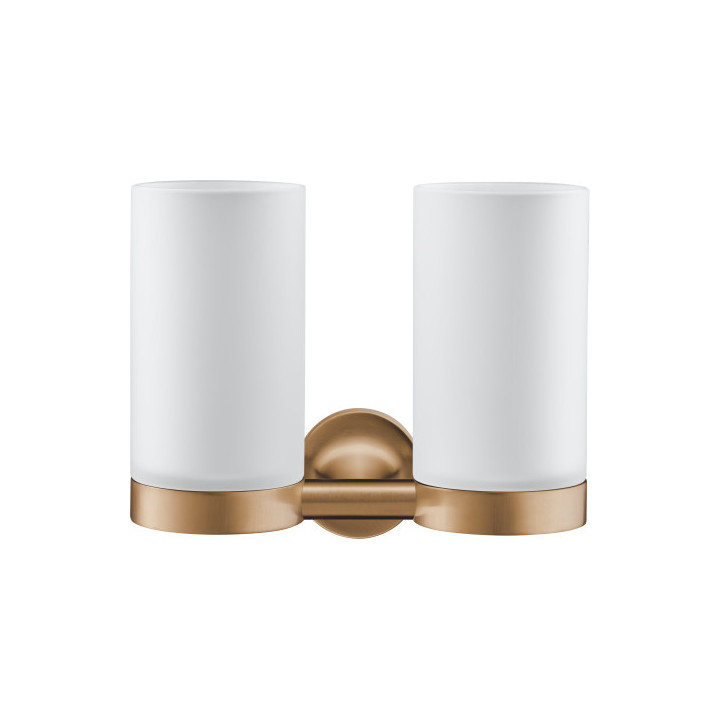 Kubek do mycia zębów Duravit Starck T - Brąz szczotkowany