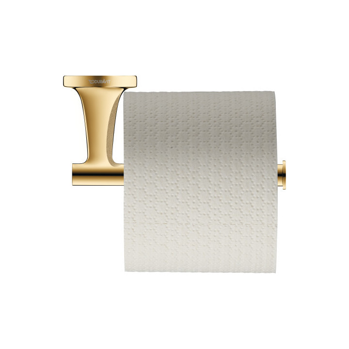 Uchwyt na papier toaletowy Duravit Starck T - Złoto polerowane
