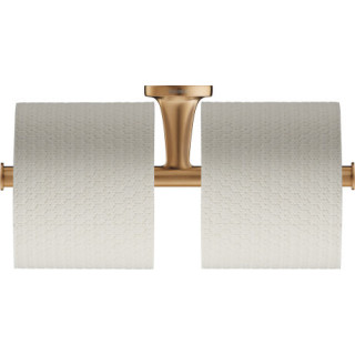 Uchwyt na papier toaletowy podwójny Duravit Starck T - Brąz szczotkowany 