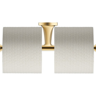 Uchwyt na papier toaletowy podwójny Duravit Starck T - Złoto polerowane 