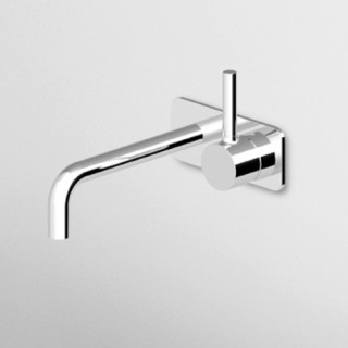 Bateria Zucchetti Pan umywalkowa ścienna 2-otworowa z płytką, element zewntrzny- sanitbuy.pl