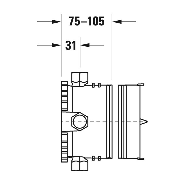 Bluebox® 3/4" Duravit