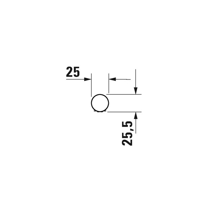 Słuchawka prysznicowa MinusFlow Duravit - Czarny Mat