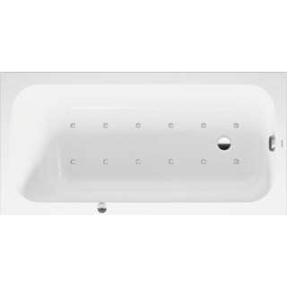 Wanna z hydromasażem 150x75cm, Qatego Air-System -  Biały