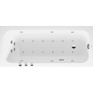 Wanna z hydromasażem 160x70cm, Duravit Qatego, Combi-System P- Biała