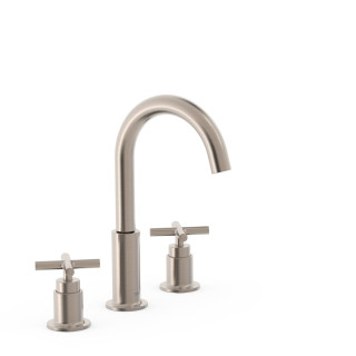 Bateria dwuuchwytowa stojąca umywalkowa, TRES MONTBLANC - Stal 