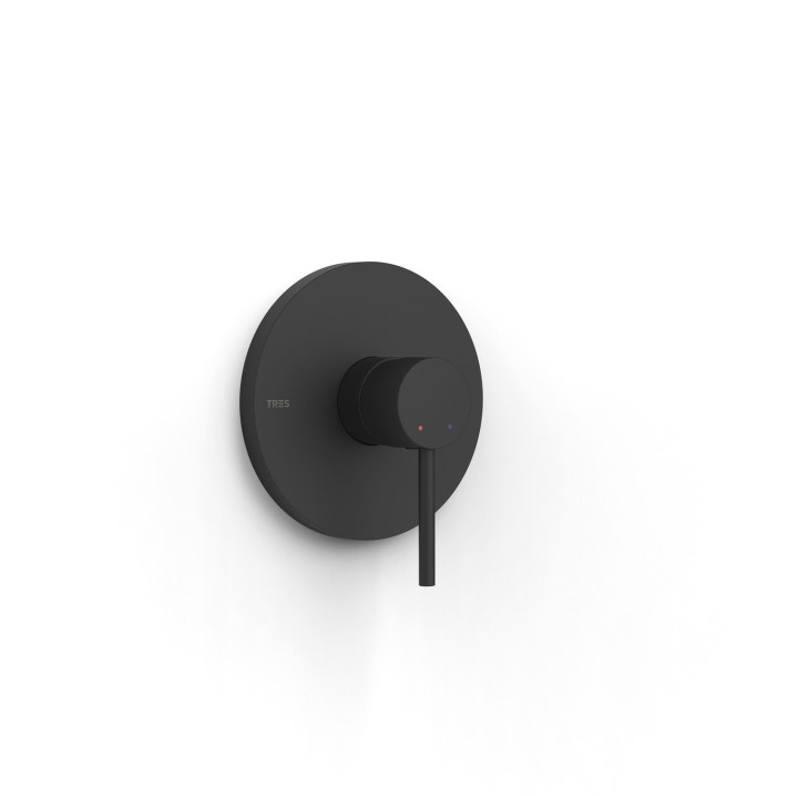 Maskownica do wpuszczanego korpusu 1-drożnego Rapid-box - Czerń Matowa