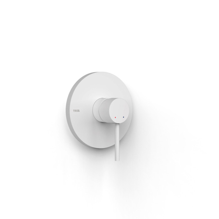 Maskownica do wpuszczanego korpusu 1-drożnego Rapid-box - Biel Matowa