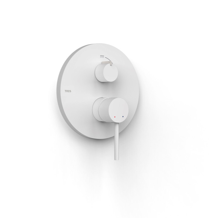 Maskownica do wpuszczanego korpusu 2-drożnego Rapid-box - Biel Matowa